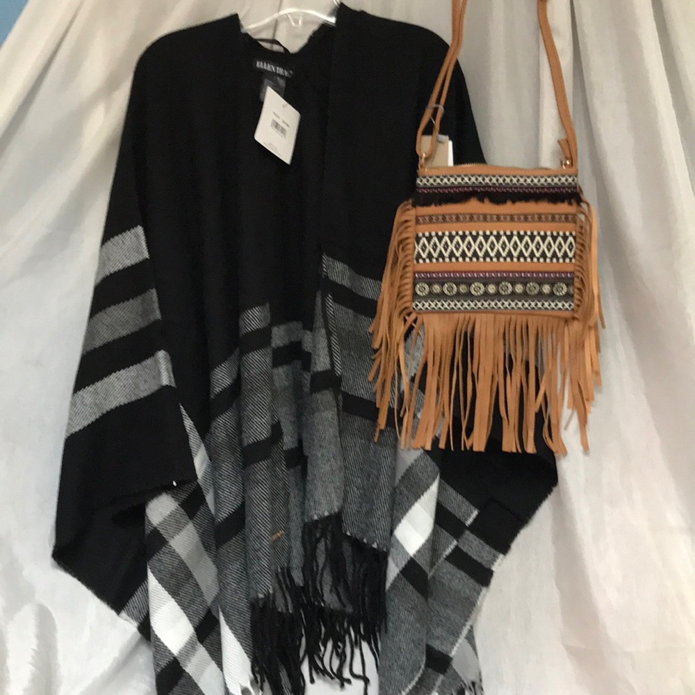Calin fringe purse combo
